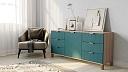 Комод Марвин Йорк - 33 Аквамарин