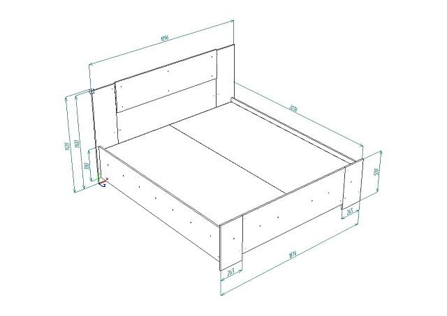 Кровать Муна 1800