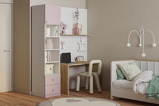 Пенал Банни - 3 МДФ Розовый Лайт