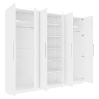 Шкаф распашной Калифорния - 6 Белый