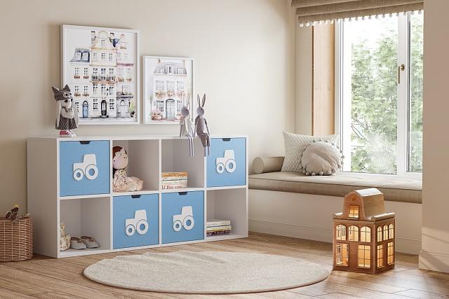 Стеллаж Kids - 3 Пастельно-Синий
