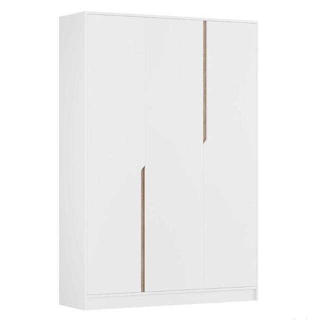 Шкаф распашной Монс 3 белый (П00272973/1)