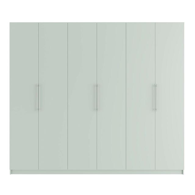 Шкаф распашной Калифорния - 6 Пастельный Зеленый