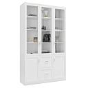 Книжный шкаф Библиограф - 3 №4 Белый