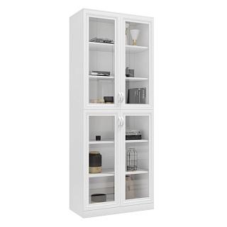 Книжный шкаф Библиограф - 2 №2 Белый