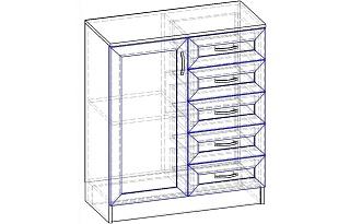 Комод Горизонт-М К.044.800-05