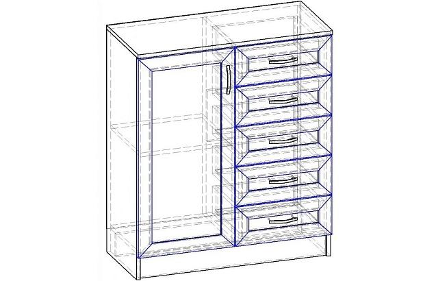 Комод Горизонт-М К.044.800-05