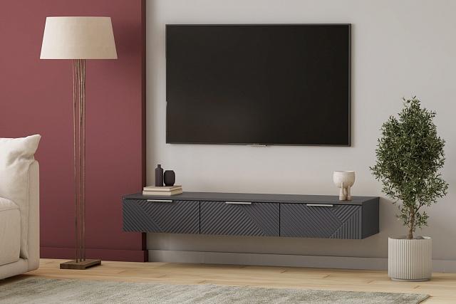 Тумба под ТВ Салерно NEW 3 Графит