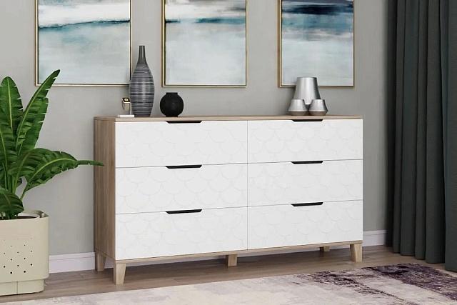 Комод Йорк - 1 Белый