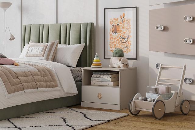 Тумба прикроватная Скарабей Mini - 2 Кашемир