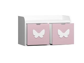 Стеллаж Kids - 9 Розовый Лайт