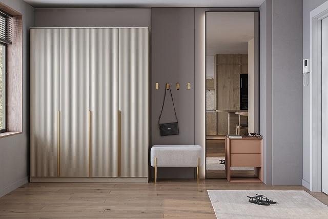 Шкаф распашной Монро - 4 Кашемир