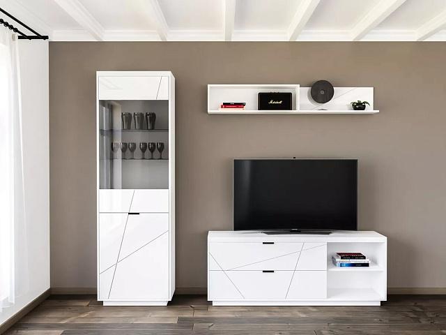 Стенка Бостон - 4 Белый