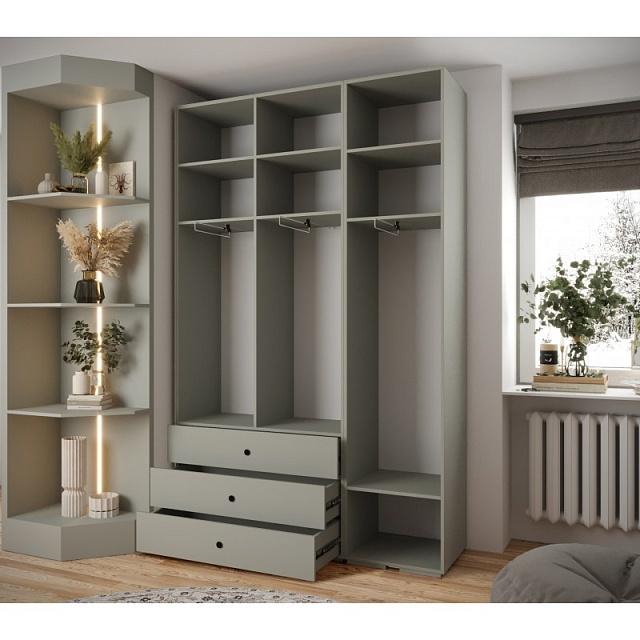 Шкаф распашной Люксор - 3.3 Кашемир