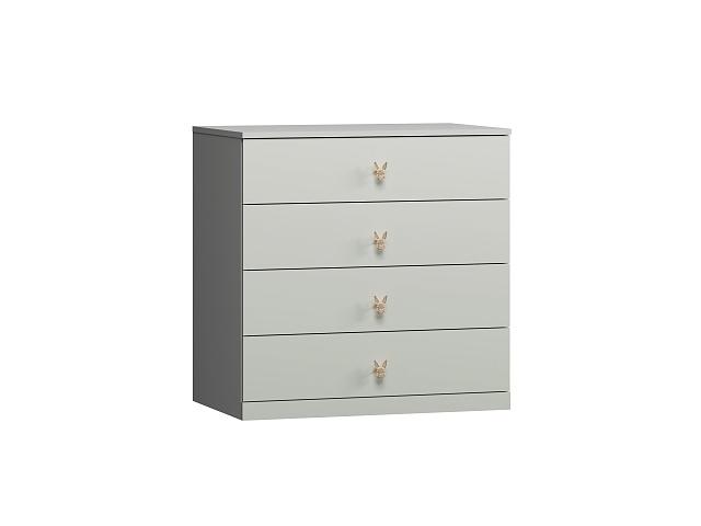 Детская стенка Банни - 3 МДФ Светло-Серый