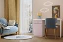 Письменный стол Банни - 5 МДФ Розовый Лайт