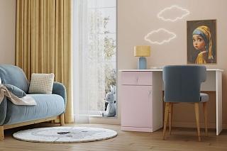 Письменный стол Банни - 5 МДФ Розовый Лайт