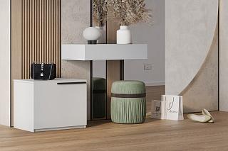 Тумба для обуви Лорена Пакс - 1 Белый