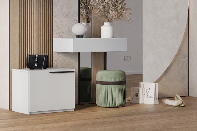 Тумба для обуви Лорена Пакс - 1 Белый