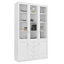 Книжный шкаф Библиограф - 3 №8 Белый