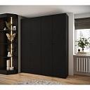 Шкаф распашной Люксор - 4.3 Черный