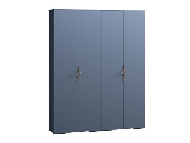 Шкаф распашной Белиз - 4 Альби Полуночно-синий