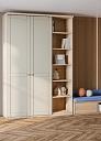 Шкаф распашной София РАХ - 33 МДФ Кастелло Медовый / Кашемир