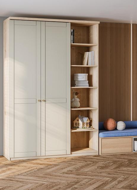 Шкаф распашной София РАХ - 33 МДФ Кастелло Медовый / Кашемир