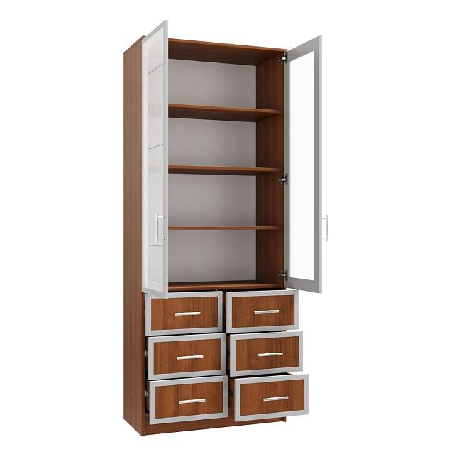 Книжный шкаф Альма - 11 Орех Экко