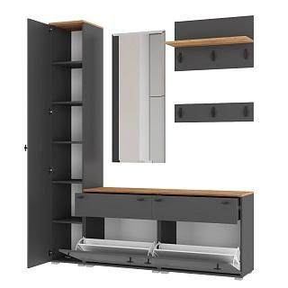 Прихожая Квели - 15 Графит