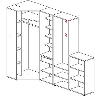 Прихожая Мебелинк 400-13