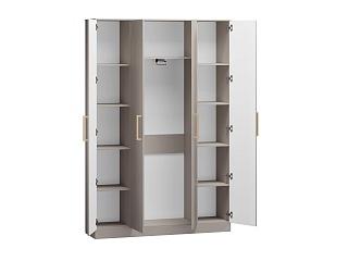 Шкаф распашной Дольче - 4 МДФ Кашемир