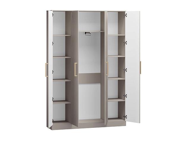 Шкаф распашной Дольче - 4 МДФ Кашемир