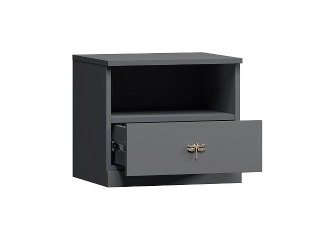 Тумба прикроватная Стрекоза - 2 МДФ Графит