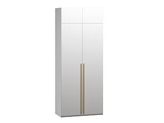 Шкаф распашной Лорена Хит - 2 с антресолью Белый