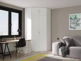 Шкаф угловой Алиса - 16 Белый