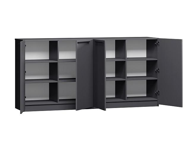 Тумба Лорена Пакс - 3 Графит