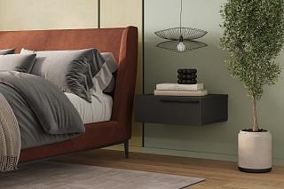 Тумба прикроватная подвесная Лорена Пакс - 2 Черный