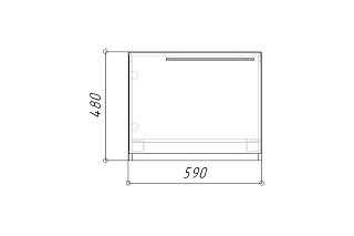 Тумба для обуви Лорена Пакс - 1 Кашемир