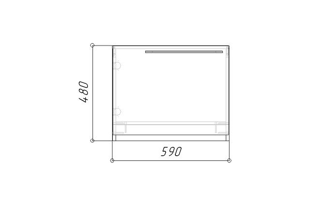 Тумба для обуви Лорена Пакс - 1 Графит