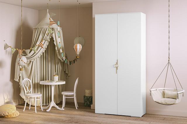 Шкаф распашной Белиз - 2 Белый