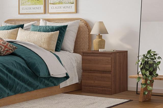 Тумба прикроватная Мальм Орех Экко