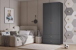 Шкаф распашной Стрекоза - 2.2 МДФ Графит