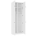 Шкаф распашной Скаген - 2 с антресолью Белый