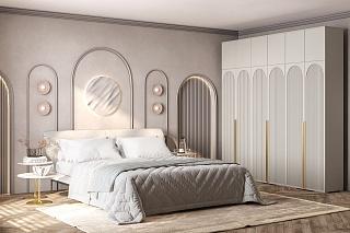 Шкаф распашной Рослин - 6 с антресолью Кашемир