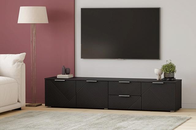 Тумба под ТВ Салерно NEW 1 Черный