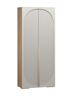 Шкаф распашной Брей - 1 Дуб Золотистый / Кашемир