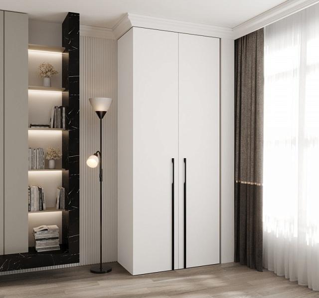 Шкаф распашной Комо - 2 Белый