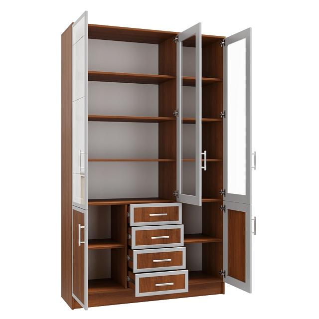 Книжный шкаф Альма - 18 Орех Экко