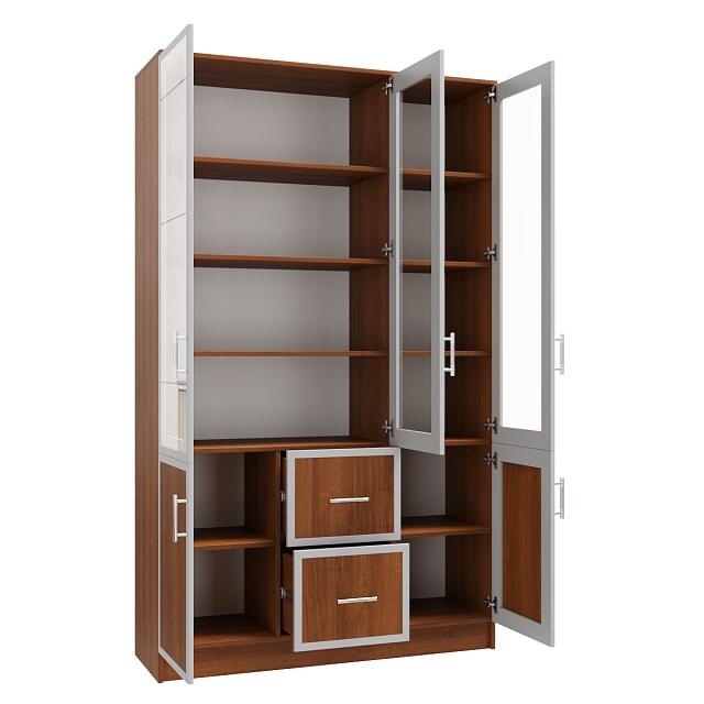 Книжный шкаф Альма - 16 Орех Экко